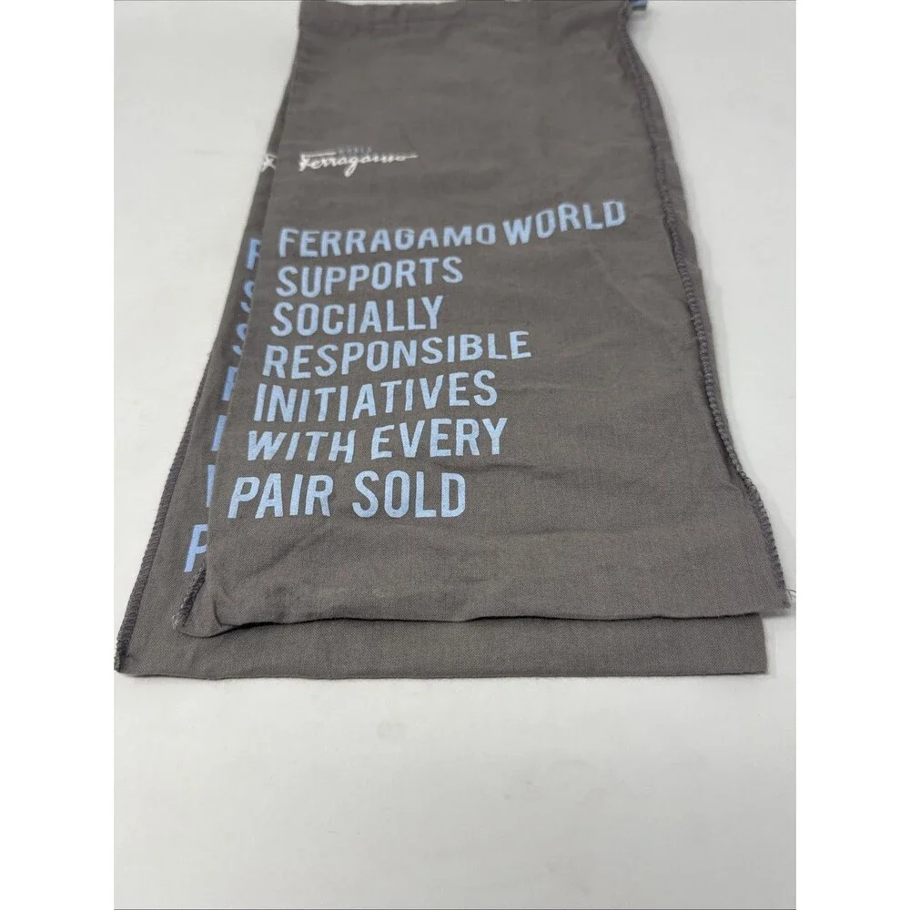 Salvatore Ferragamo Dust Bags Supports Socially Responsible Initiatives x2